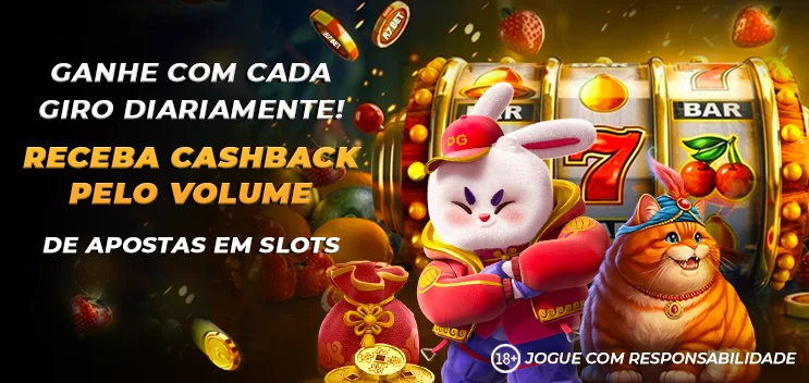 Cashback Diario do Volume de Apostas em Slots
