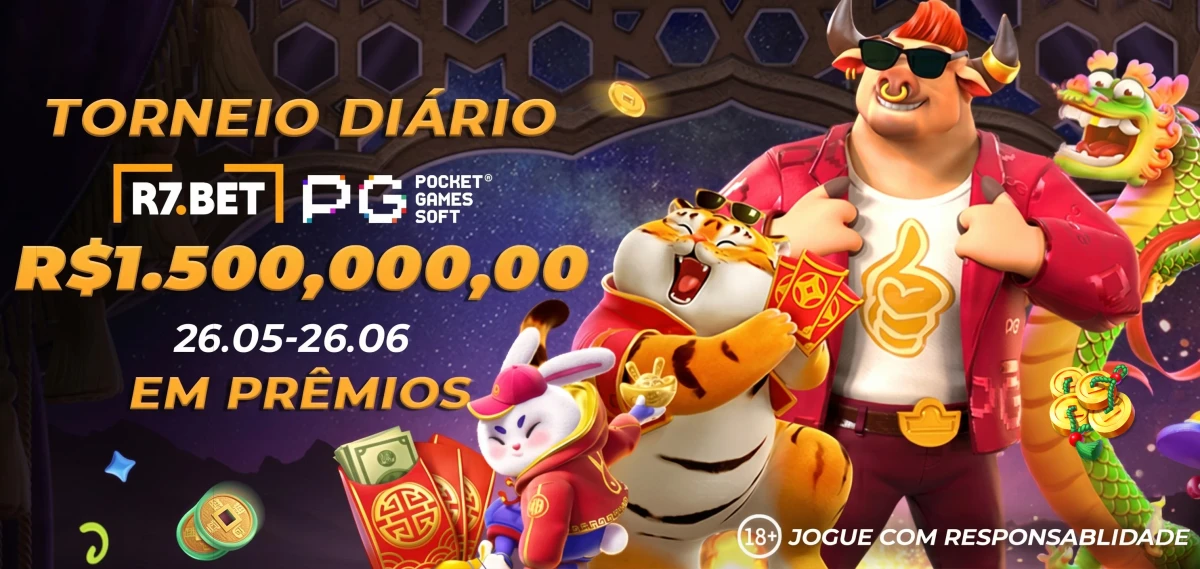 Torneio DIARIO R7 PG Soft 1.500.000,00 Reais em Premios