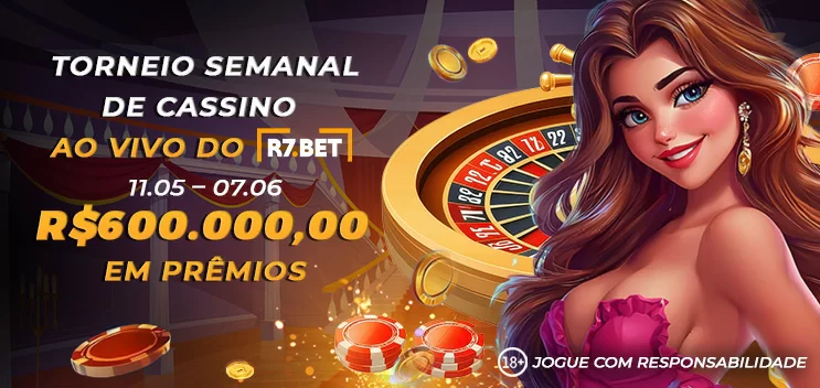 Torneio SEMANAL R7 Cassino Ao Vivo 600.000,00 Reais em Premios