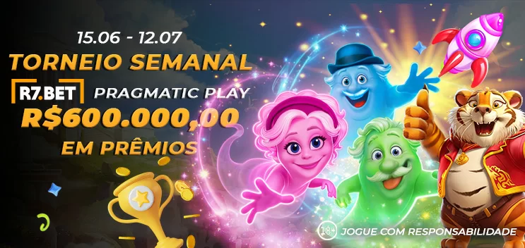 Torneio SEMANAL R7 Pragmatic Play 600.000,00 Reais em Premios