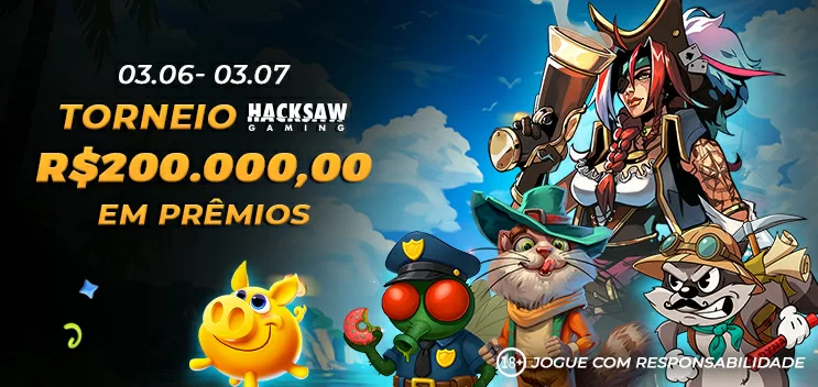 Torneio R7.BET Hacksaw 200.000,00 Reais em Premios