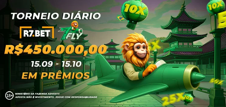 Torneio DIARIO R7 7FLY 450.000,00 Reais em Premios