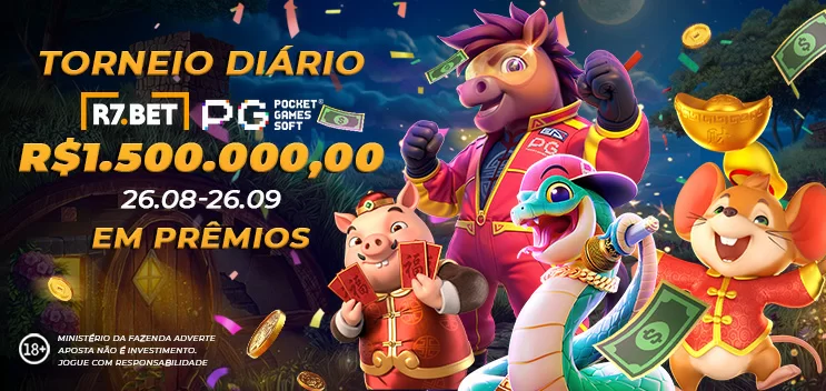 Torneio DIARIO R7 PG Soft 1.500.000,00 Reais em Premios