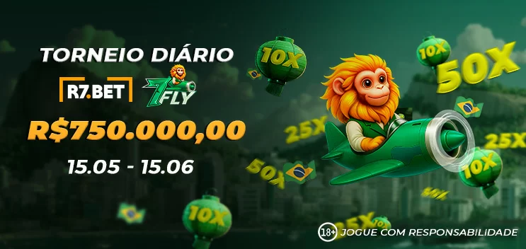Torneio DIARIO R7 7FLY 750.000,00 Reais em Premios