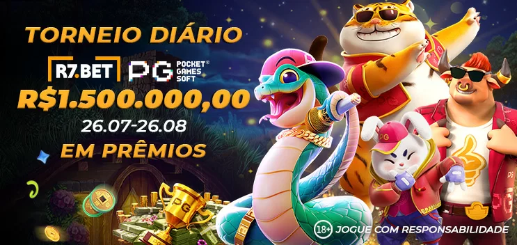 Torneio DIARIO R7 PG Soft 1.500.000,00 Reais em Premios
